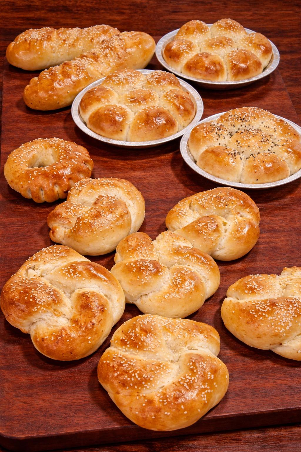 Honeycomb Bread Twist Buns